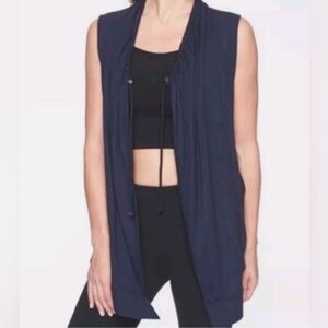 Athleta Mindset Vest With Drawstring Neckline  Size L